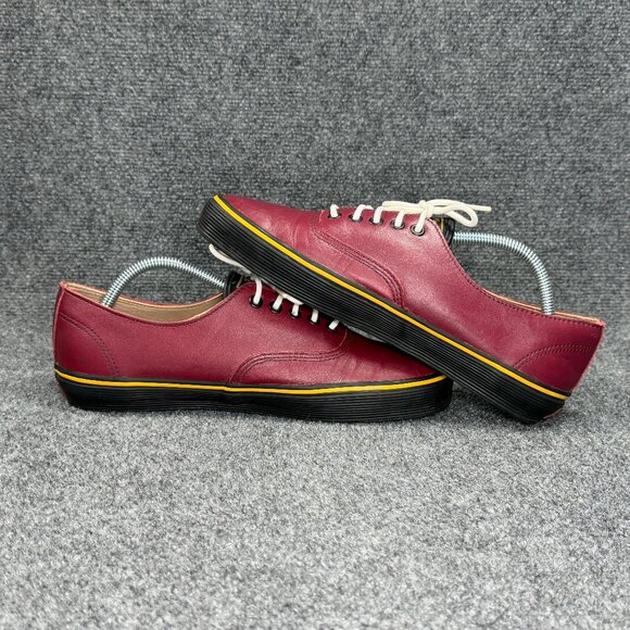 Vans x WTAPS Authentic 69 Sneakers Mens 9.5 Maroon Leather Vintage Retro Shoes‎ main image 4